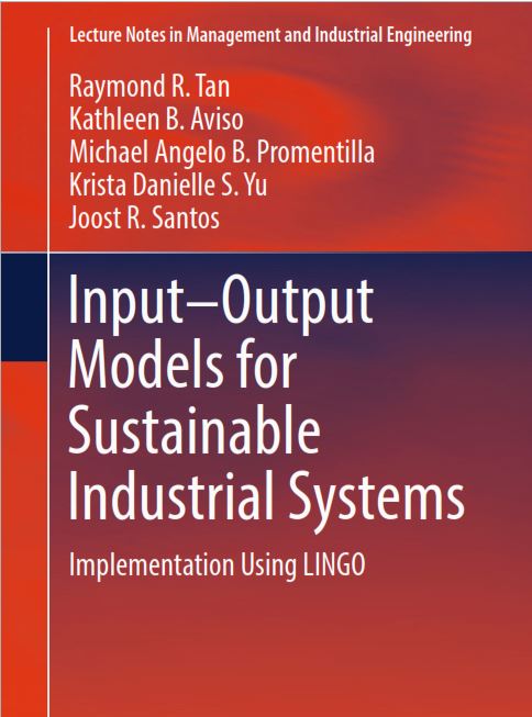 Input Output Models for Sustainablo Industrial System